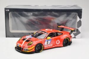 Porsche 911 991.2 GT3 R #2 Team Gigaspeed S. Bockmann 24 Hours of Nurburgring 2018 Minichamps 1:18 155186902 Métal — image 6 sur 6