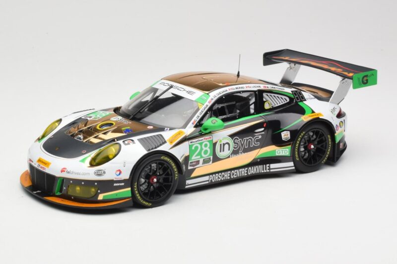Porsche 911 991.2 GT3 R #28 Alegra Motorsports D. de Quesada / M. Morad Class Winners 24 Hours of Daytona 2017 Minichamps 1:1
