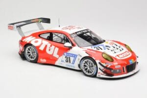 Porsche 911 991.2 GT3 R #31 Frikadelli Racing K. Bachler / M. Christensen 24 Hours of Nurburgring 2017 Minichamps 1:18 155176 — image 4 sur 6