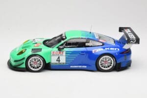Porsche 911 991.2 GT3 R #4 Falken K. Bachler / M. Ragginger VLN Winner Round 6 2018 Minichamps 1:18 153186994 Métal — image 3 sur 6