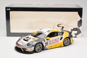 Porsche 911 991.2 GT3 R #99 Rowe Racing D. Olsen / M. Campbell 24 Hours of Spa 2019 Minichamps 1:18 155196099 Métal — image 6 sur 6