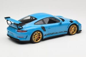 Porsche 911 991.2 GT3 RS Bleu avec Jantes Dorées Minichamps 1:18 155068222 Métal — image 2 sur 6