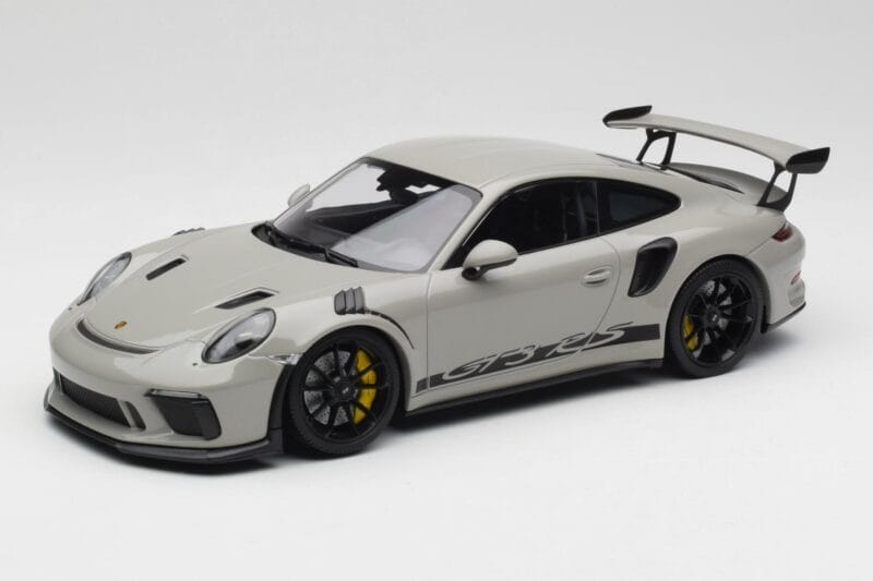 Porsche 911 991.2 GT3 RS Chalk Wording Jantes Noires Minichamps 1:18 153068230 Métal