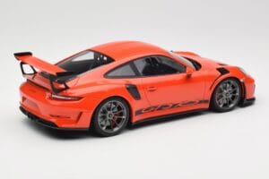 Porsche 911 991.2 GT3 RS Lava Orange & Jantes Argent Minichamps 1:18 155068225 Métal — image 2 sur 6
