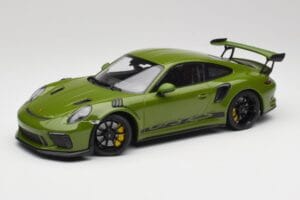 Porsche 911 991.2 GT3 RS Lizard Vert Avec Jantes Noires Minichamps 1:18 155068233 Métal
