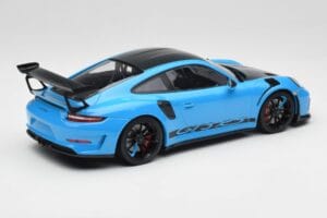 Porsche 911 991.2 GT3 RS Miami Bleu Weissach Package & Roues Magnésium Noires Minichamps 1:18 153068231 Métal — image 2 sur 6