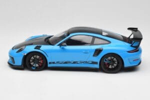 Porsche 911 991.2 GT3 RS Miami Bleu Weissach Package & Roues Magnésium Noires Minichamps 1:18 153068231 Métal — image 3 sur 6