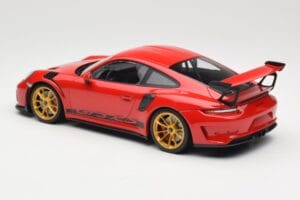 Porsche 911 991.2 GT3 RS Rouge avec Jantes Dorées Minichamps 1:18 155068220 Métal — image 5 sur 6