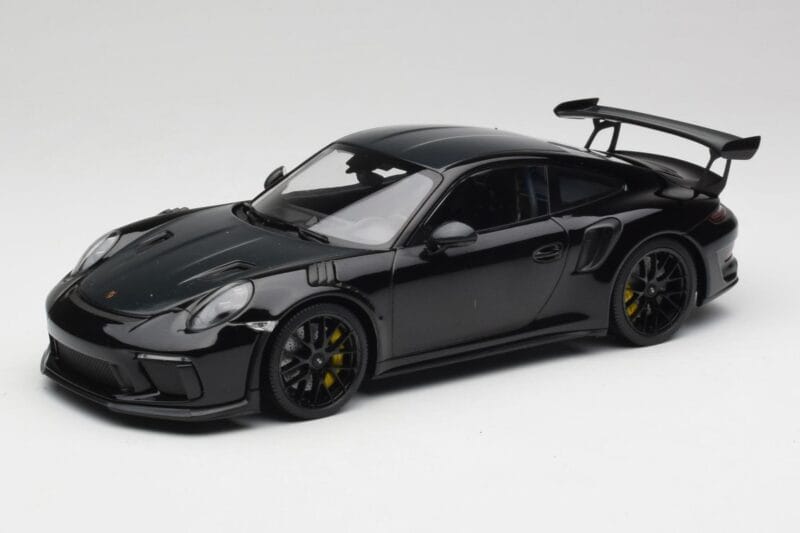Porsche 911 991.2 GT3 RS Weissach Package Noir & Roues Noires Minichamps 1:18 153068228 Métal
