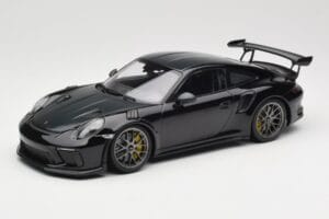 Porsche 911 991.2 GT3 RS Weissach Package Noir Jantes Magnesium Argentées Minichamps 1:18 153068229 Métal