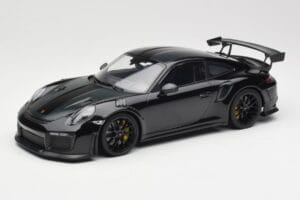 Porsche 911 991.2 GT3 RS Weissach Package Noir Avec Jantes Noires Minichamps 1:18 153068321 Métal