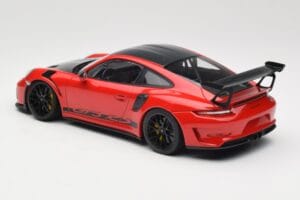 Porsche 911 991.2 GT3 RS Weissach Package Guards Red Jantes Noires Minichamps 1:18 153068223 Métal — image 5 sur 6