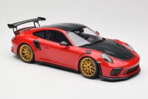 Porsche 911 991.2 GT3 RS Weissach Package Guards Red Jantes Magnesium Dorées Minichamps 1:18 153068236 Métal — image 4 sur 6