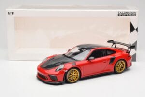 Porsche 911 991.2 GT3 RS Weissach Package Guards Red Jantes Magnesium Dorées Minichamps 1:18 153068236 Métal — image 6 sur 6