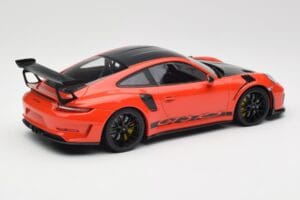 Porsche 911 991.2 GT3 RS Weissach Package Lava Orange Wording Jantes Magnesium Noires Minichamps 1:18 153068226 Métal — image 2 sur 6