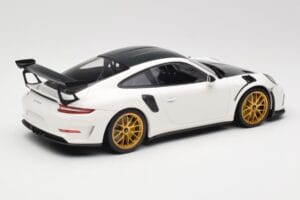Porsche 911 991.2 GT3 RS Weissach Package Blanc Jantes Magnesium Dorées Minichamps 1:18 153068238 Métal — image 2 sur 6