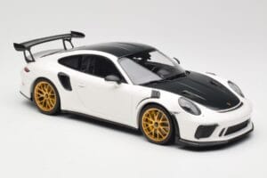 Porsche 911 991.2 GT3 RS Weissach Package Blanc Jantes Magnesium Dorées Minichamps 1:18 153068238 Métal — image 4 sur 6