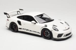 Porsche 911 991.2 GT3 RS Blanc avec Jantes Noires Minichamps 1:18 155068224 Métal — image 4 sur 6