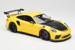 Porsche 911 991.2 GT3 RS Jaune avec Jantes Noires Minichamps 1:18 155068231 Métal — image 4 sur 6