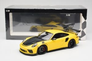 Porsche 911 991.2 GT3 RS Jaune avec Jantes Noires Minichamps 1:18 155068231 Métal — image 6 sur 6
