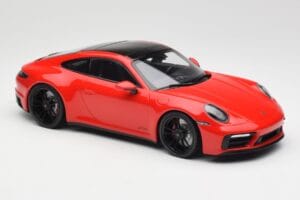 Porsche 911 992 Carrera 4 GTS Rouge Minichamps 1:18 155063100 Métal — image 4 sur 6