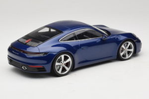 Porsche 911 992 Carrera 4S Blue Metallic Minichamps 1:18 153067327 Métal — image 2 sur 6