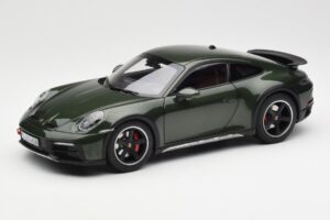 Porsche 911 992 Dakar Oak Vert Métallique Norev 1:18 187241 Métal