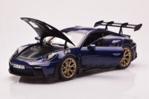 Porsche 911 992 GT3 RS Gentian Bleu Métallique Norev 1:18 187363 Métal — image 2 sur 8