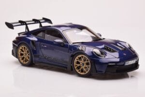 Porsche 911 992 GT3 RS Gentian Bleu Métallique Norev 1:18 187363 Métal — image 6 sur 8