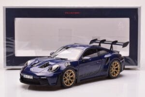 Porsche 911 992 GT3 RS Gentian Bleu Métallique Norev 1:18 187363 Métal — image 8 sur 8