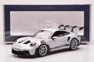 Porsche 911 992 GT3 RS Ice Gris Norev 1:18 187359 Métal — image 8 sur 8