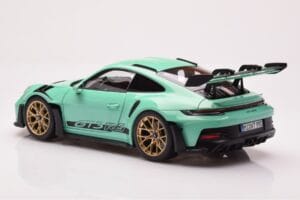 Porsche 911 992 GT3 RS Mint Vert Norev 1:18 187362 Métal — image 7 sur 8