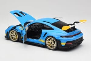 Porsche 911 992 GT3 RS Shark Bleu & Jaune Decor Concept Minichamps 1:18 911992001 Métal — image 5 sur 8