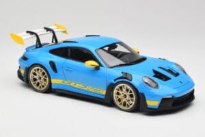 Porsche 911 992 GT3 RS Shark Bleu & Jaune Decor Concept Minichamps 1:18 911992001 Métal — image 6 sur 8