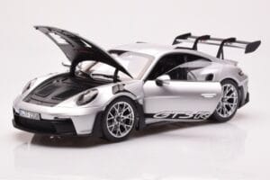 Porsche 911 992 GT3 RS Argent Métallique Norev 1:18 187357 Métal — image 2 sur 8