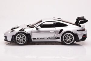 Porsche 911 992 GT3 RS Argent Métallique Norev 1:18 187357 Métal — image 4 sur 8