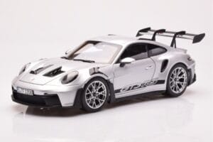 Porsche 911 992 GT3 RS Argent Métallique Norev 1:18 187357 Métal
