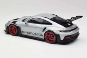 Porsche 911 992 GT3 RS Argent & Roues Rouges Minichamps 1:18 153062241 Métal — image 5 sur 6