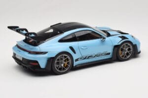 Porsche 911 992 GT3 RS Weissach Pack Gulf Blue Norev 1:18 187367 Métal — image 3 sur 8