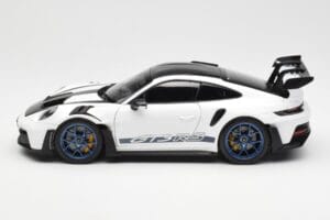 Porsche 911 992 GT3 Weissach Package Blanc & Bleu Indigo Norev 1:18 187353 Métal — image 4 sur 8
