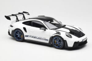 Porsche 911 992 GT3 Weissach Package Blanc & Bleu Indigo Norev 1:18 187353 Métal — image 6 sur 8