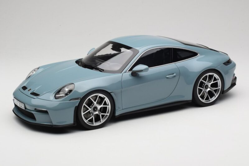 Porsche 911 992 S/T Meisenblau Norev 1:12 127550 Métal