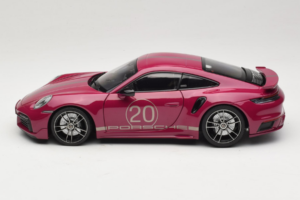 Porsche 911 992 Turbo S Coupe Sport Design Rouge Minichamps 1:18 113069075 Métal — image 4 sur 8
