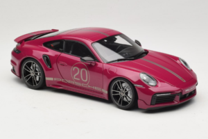 Porsche 911 992 Turbo S Coupe Sport Design Rouge Minichamps 1:18 113069075 Métal — image 6 sur 8