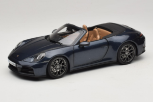 Porsche 911 992.2 Carrera Cabriolet Yachting Blue Norev 1:18 187180 Métal