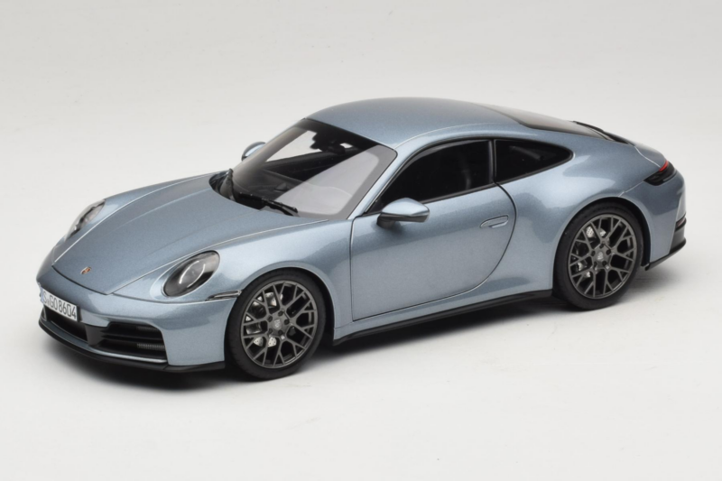Porsche 911 992.2 Carrera Polar Silver Metallic Norev 1:18 187170 Métal