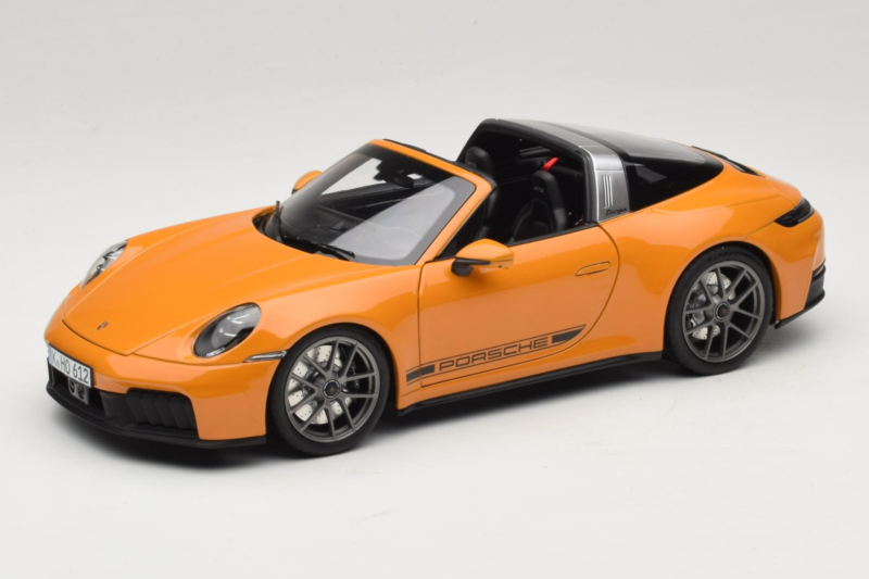 Porsche 911 992.2 Targa 4 GTS Bahama Yellow Norev 1:18 187190 Métal