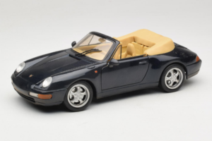Porsche 911 993 Cabriolet Bleu Foncé Tchibo 1:18 46619 Métal