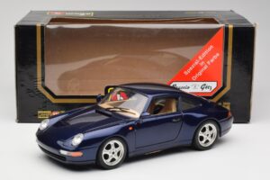 Porsche 911 993 Carrera Cup Bleu Braccio & Gotz 1993 Bburago 1:18 3060-M1 Métal — image 8 sur 8