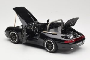 Porsche 911 993 Carrera Cabriolet Noir Bburago 1:18 3090-M1 Métal — image 5 sur 8